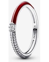 PANDORA - Me Pavé Ring - Lyst