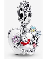 PANDORA - Disney Winnie The Pooh & Piglet Double Dangle Charm - Lyst