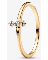 PANDORA - Era Lab-Grown Diamond Trio Ring - Lyst