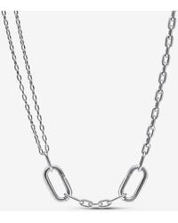 PANDORA - Me Double Link Chain Necklace - Lyst
