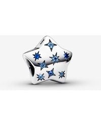 PANDORA - Bold Sparkling Star Charm - Lyst