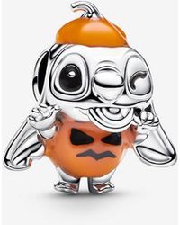 PANDORA - Disney Stitch Halloween Pumpkin Charm - Lyst