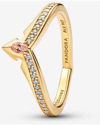 PANDORA - Disney Princess Aurora Tiara Ring - Lyst