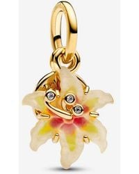 PANDORA - Disney Tangled Sundrop Flower Glow-In-The-Dark Charm - Lyst