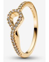 PANDORA - Infinite Lab-Grown Diamond Pavé Ring - Lyst