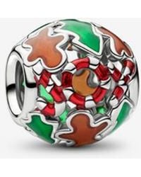 PANDORA - Christmas Joy Openwork Charm - Lyst