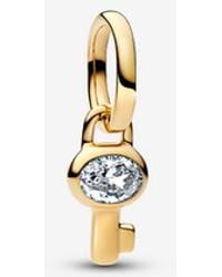 PANDORA - Key Mini Dangle Charm - Lyst