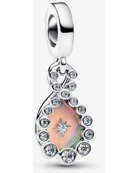 PANDORA - Opalescent Infinity Double Dangle Charm - Lyst