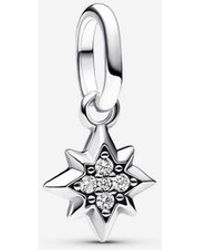 PANDORA - Star Mini Dangle Charm - Lyst