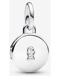PANDORA - Openable & Engravable Love Locket Dangle Charm - Lyst