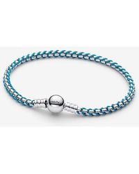 PANDORA - Cord Box Chain Bracelet - Lyst