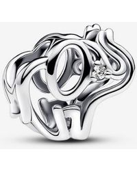 PANDORA - Openwork Elephant Charm - Lyst
