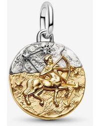 PANDORA - Sagittarius Zodiac Medallion Charm - Lyst