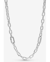 PANDORA - Me Treated Freshwater Cultured Pearl Necklace - Lyst