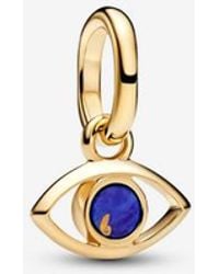 PANDORA - Evil Eye Mini Dangle Charm - Lyst