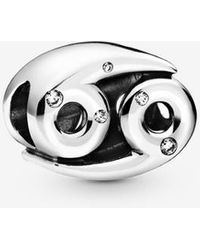 PANDORA - Sparkling Cancer Zodiac Charm - Lyst