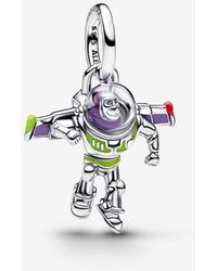 PANDORA - Disney Pixar Buzz Lightyear Dangle Charm - Lyst