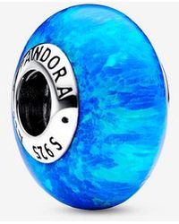 PANDORA - Opalescent Ocean Deep Charm - Lyst