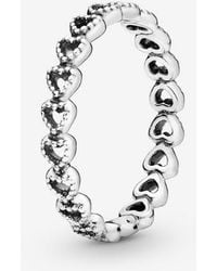 PANDORA - Moments Sterling Silver Simple Infinity Band Ring - Lyst