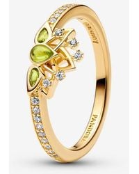 PANDORA - Disney Princess Tiana Tiara Ring - Lyst