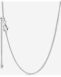 PANDORA - Curb Chain Necklace - Lyst