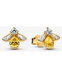 PANDORA - Honey Bee Stud Earrings - Lyst