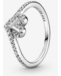 PANDORA - Moments Sterling Silver Infinity Knot Ring - Lyst