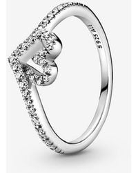 PANDORA - Moments Sterling Silver Infinity Knot Ring - Lyst