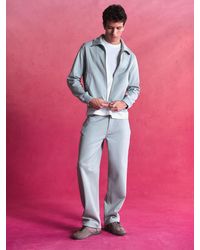 PANGAIA - Heavyweight Interlock Trousers—Silent Stone - Lyst