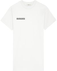 PANGAIA - Interlock T-Shirt Dress—Off - Lyst