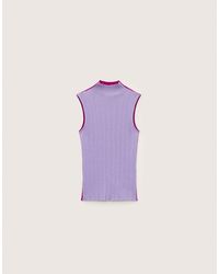 PANGAIA - Merino Wool Sleeveless Top— Haze - Lyst