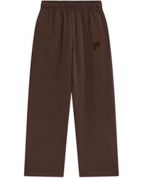 PANGAIA - Straight Leg Track Pants—Mahogany - Lyst