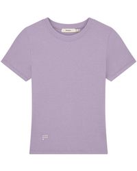 PANGAIA - Rib T-Shirt—Dusty Mauve - Lyst