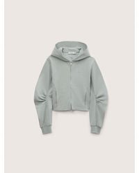 PANGAIA - Double Jersey Zip Up Hoodie—Silent Stone - Lyst