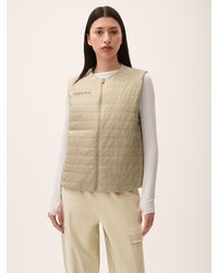 PANGAIA - Flower-Warmth Lite Gilet—Wheat - Lyst