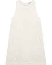 PANGAIA - Linen Dress—Bone - Lyst