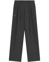 PANGAIA - Double Jersey Pleated Trousers—Smoked - Lyst
