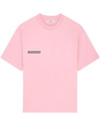 PANGAIA - Interlock Oversized Text Block T-Shirt—Sakura - Lyst