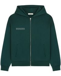 PANGAIA - 365 Heavyweight Two-Way Zip-Through Hoodie—Foliage - Lyst