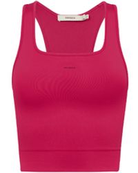 PANGAIA - 99% Bio-Based Compressive Ribbed Tank Top—Acai - Lyst