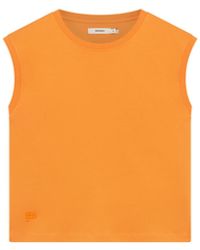 PANGAIA - Sleeveless T-Shirt—Saffron - Lyst