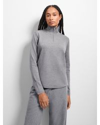PANGAIA - Regenerative Merino Wool Half-zip Sweater - Lyst