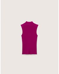 PANGAIA - Merino Wool Sleeveless Top— Haze - Lyst