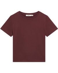 PANGAIA - Cotton-Stretch Slim T-Shirt—Chestnut - Lyst