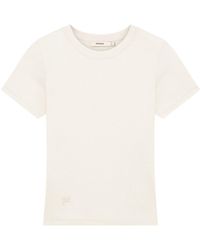 PANGAIA - Rib T-Shirt—Bone - Lyst