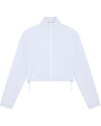 PANGAIA - Recycled Nylon Zip Up Jacket—Ice - Lyst