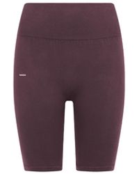 PANGAIA - Cotton-Stretch Cycle Shorts—Chestnut - Lyst