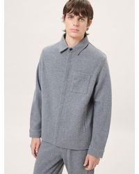 PANGAIA - Wool Jersey Shirt— Marl - Lyst