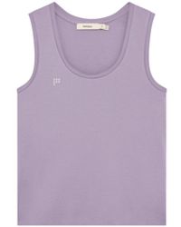 PANGAIA - Cotton Tank Top—Dusty Mauve - Lyst