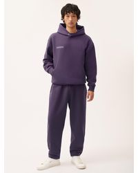 PANGAIA - Dna Barrel-Leg Track Pants—Blackberry - Lyst